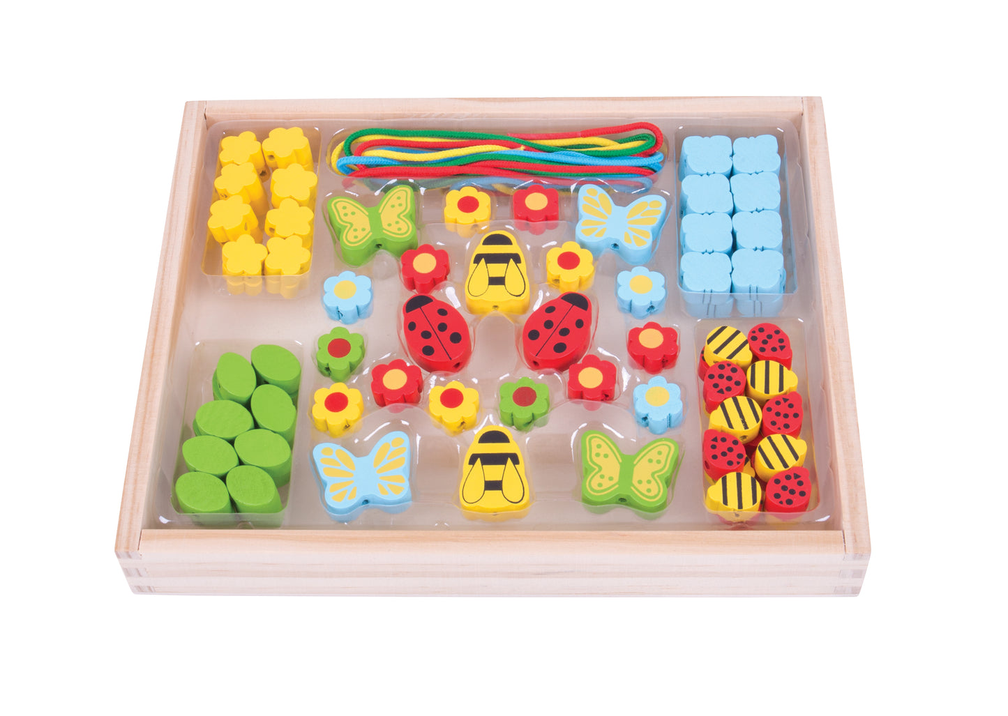 Create a necklace with colourful beads