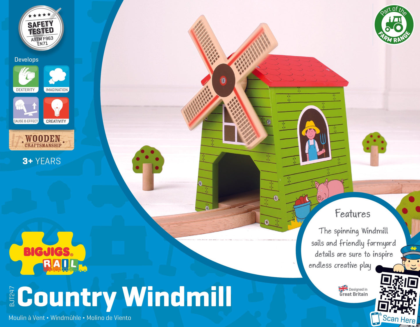 Bigjigs Country Windmill