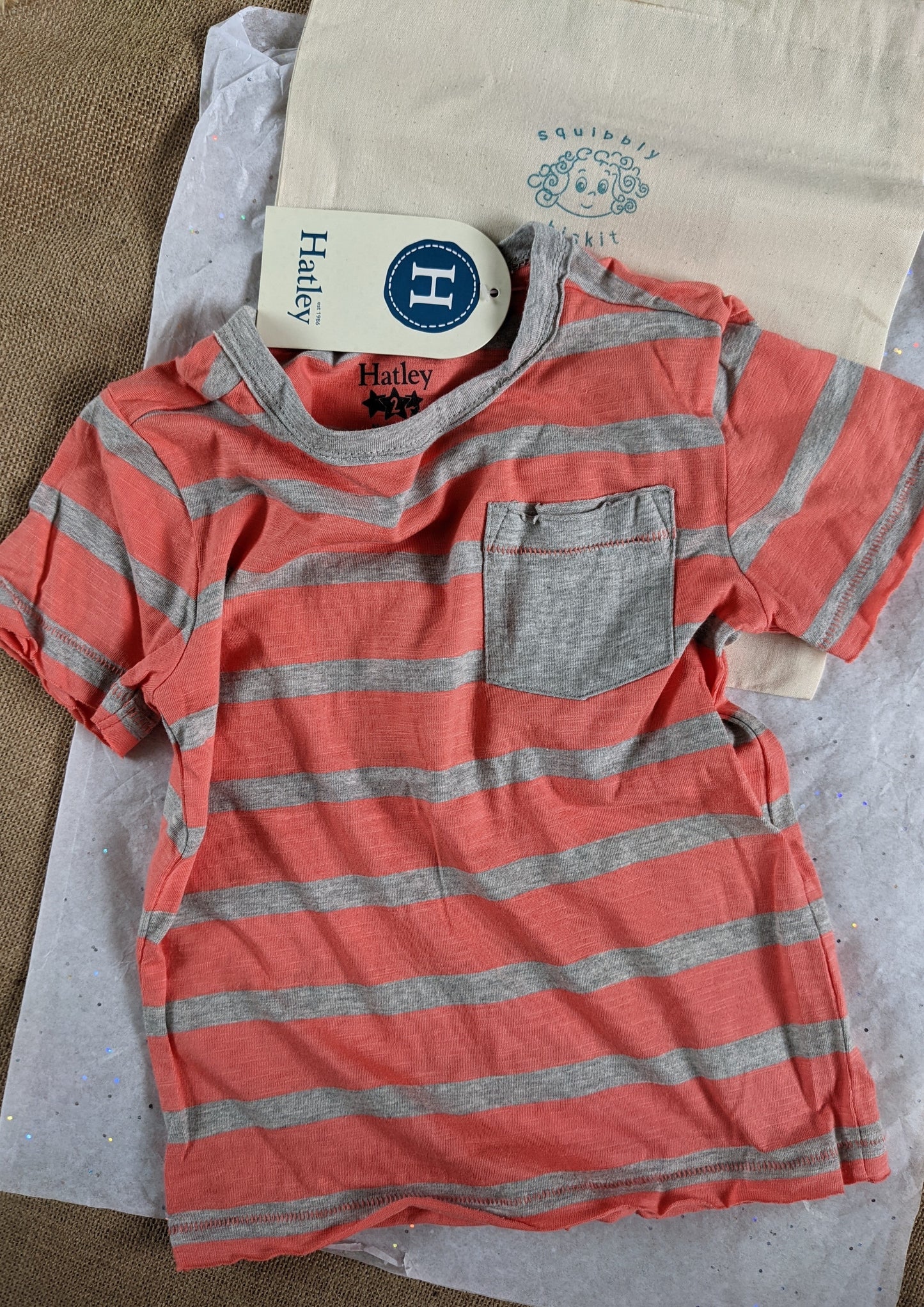 Summer Gift Bag - Hatley t-shirt and hat with reusable game