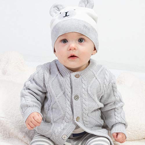 Kite Clothing - Grey cable knit cardigan