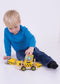 Yellow Bulldozer Puzzle Toy