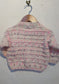 Hand knitted cream cardigan