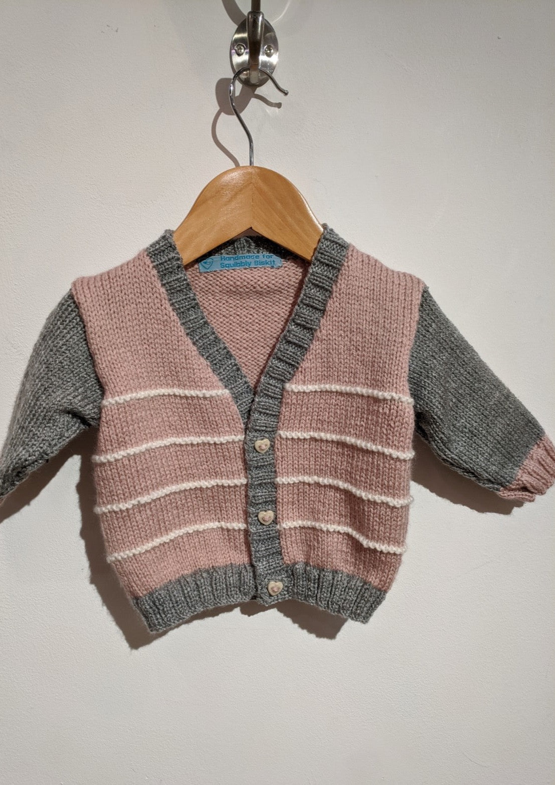 Hand knitted cardigan