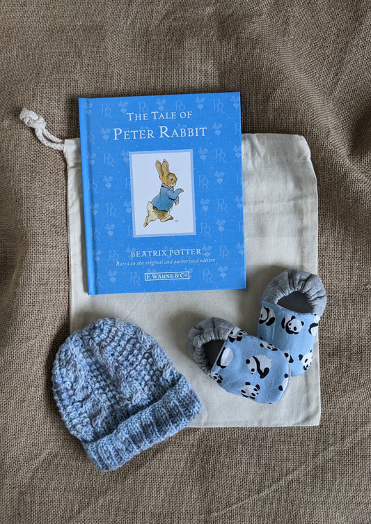 Newborn Baby Gift Bag - All in blue