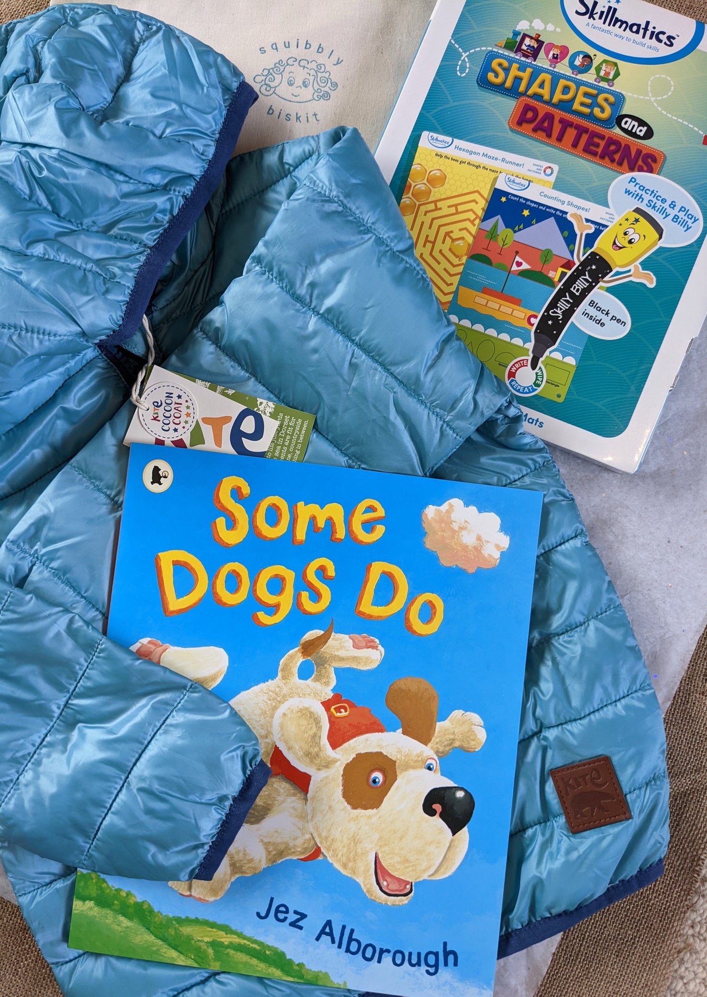 3 year old Gift Bag - Kite jacket, game and book